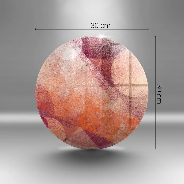 Glas Ceranfeldabdeckung Spritzschutz Abstrakte Kunst