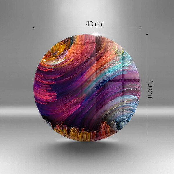 Glas Ceranfeldabdeckung Spritzschutz Bunte Highlights