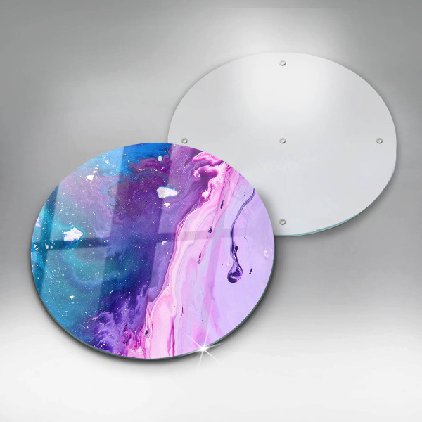 Glas Ceranfeldabdeckung Spritzschutz Abstraktionstinten