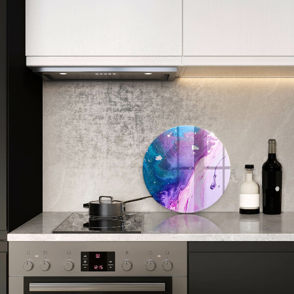 Glas Ceranfeldabdeckung Spritzschutz Abstraktionstinten