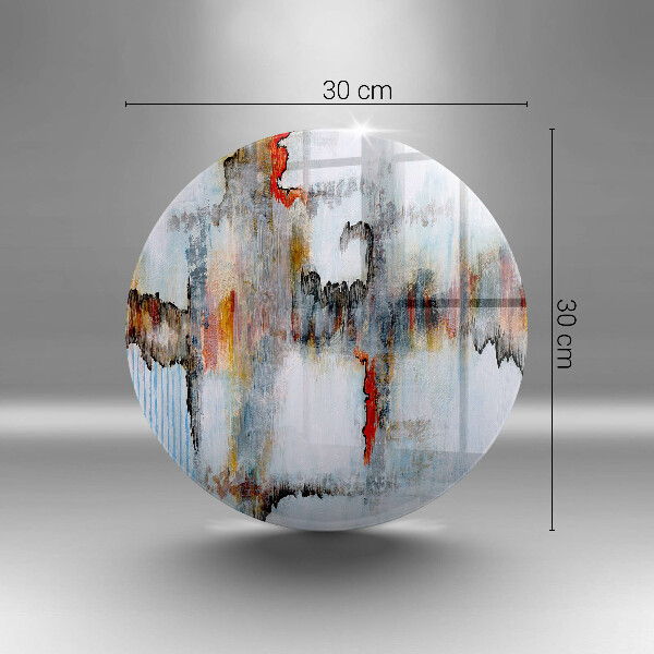 Glas Herdabdeckplatte Abstraktionsfarben