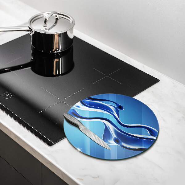 Glas Herdabdeckplatte Flüssige Abstraktion