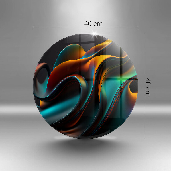 Glas Herdabdeckplatte Bunte Abstraktion