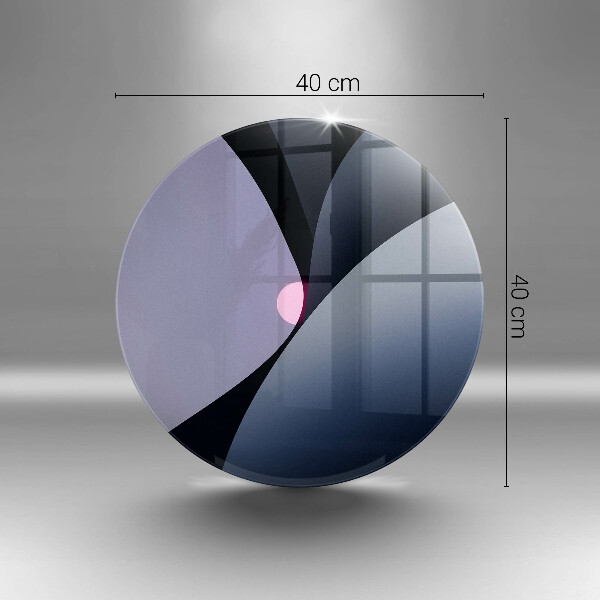 Glas Herdabdeckplatte Abstrakte Formen