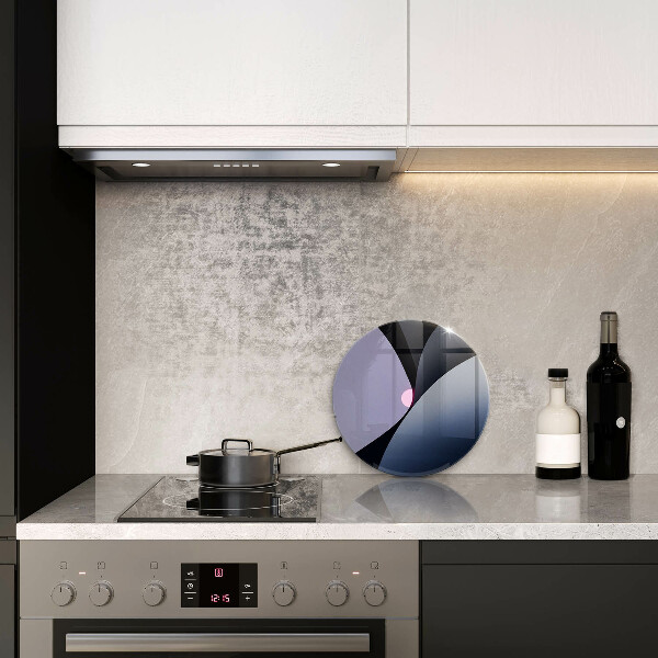Glas Herdabdeckplatte Abstrakte Formen