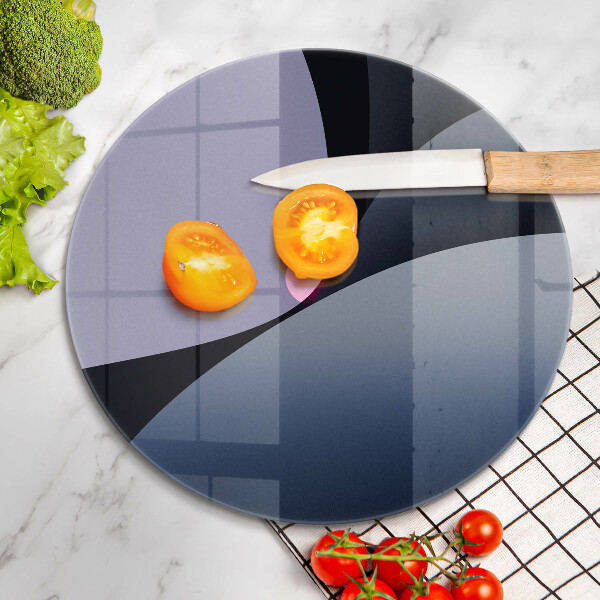 Glas Herdabdeckplatte Abstrakte Formen