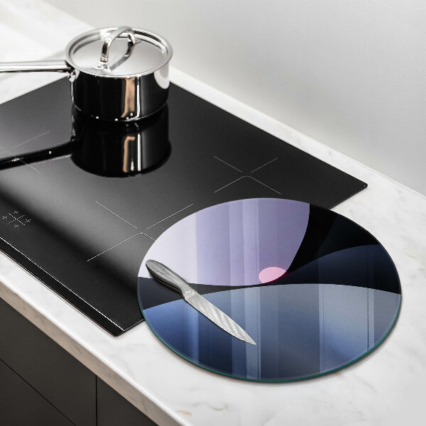 Glas Herdabdeckplatte Abstrakte Formen