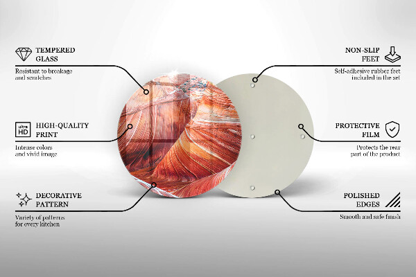 Glas Herdabdeckplatte Grand Canyon