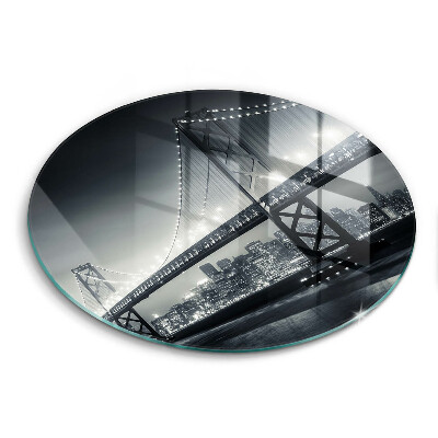 Glas Ceranfeldabdeckung Spritzschutz Benjamin-Franklin-Brücke