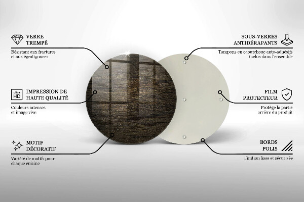 Glas Herdabdeckplatte Textur der Holzrinde