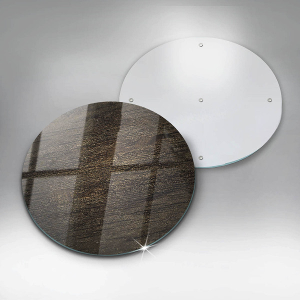 Glas Herdabdeckplatte Textur der Holzrinde