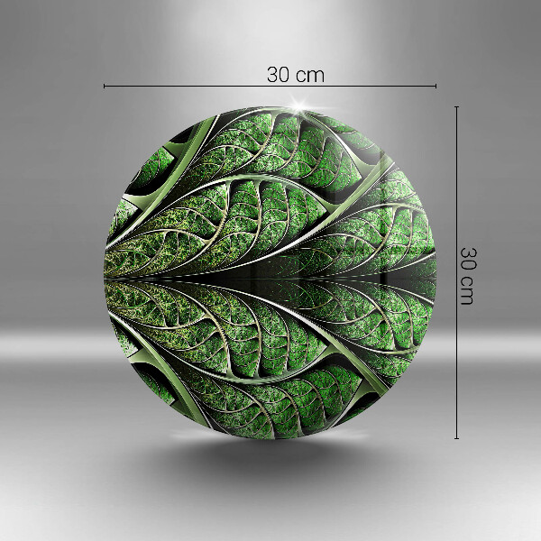 Glas Herdabdeckplatte Struktur der Blattadern