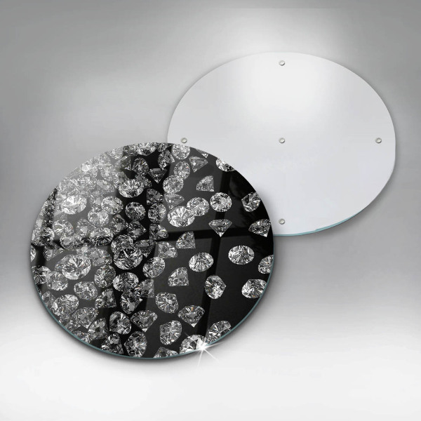 Glas Herdabdeckplatte Diamanten Diamanten