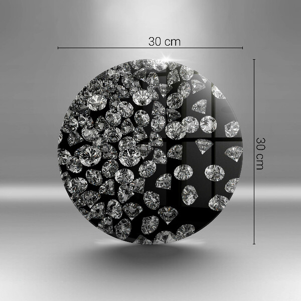 Glas Herdabdeckplatte Diamanten Diamanten