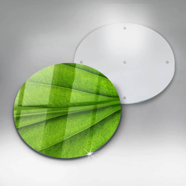 Glas Ceranfeldabdeckung Naturaderblatt
