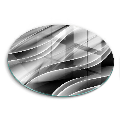 Glas Ceranfeldabdeckung Abstrakte Rauchlinien