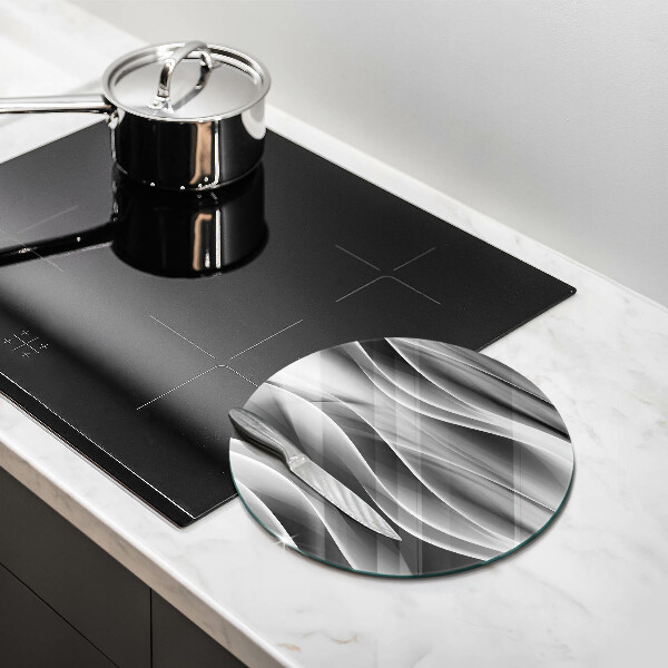 Glas Ceranfeldabdeckung Abstrakte Rauchlinien