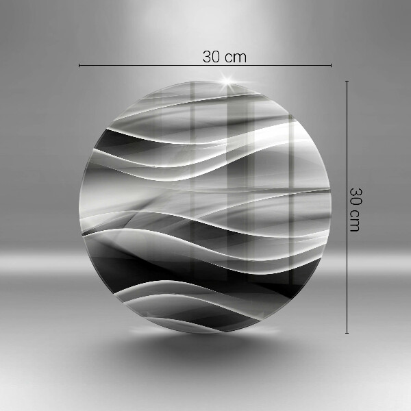 Glas Ceranfeldabdeckung Abstrakte Rauchlinien