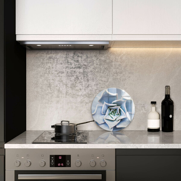 Glas Ceranfeldabdeckung Blumenpflanze