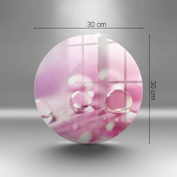 Glas Ceranfeldabdeckung Taublütenblätter