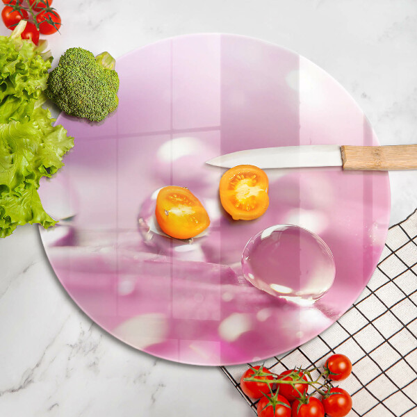 Glas Ceranfeldabdeckung Taublütenblätter