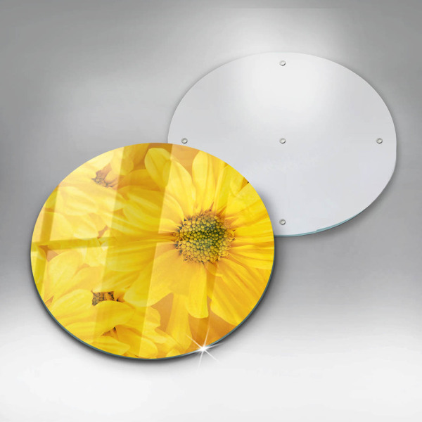 Glas Ceranfeldabdeckung Blütenblätter