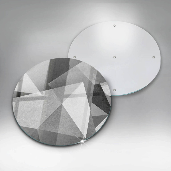 Glas Ceranfeldabdeckung Konkrete scharfe Abstraktion