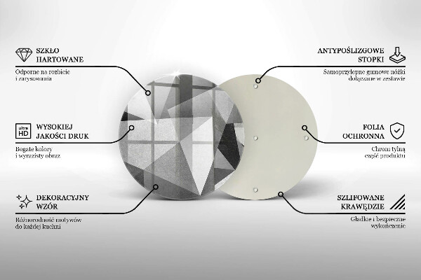 Glas Ceranfeldabdeckung Konkrete scharfe Abstraktion