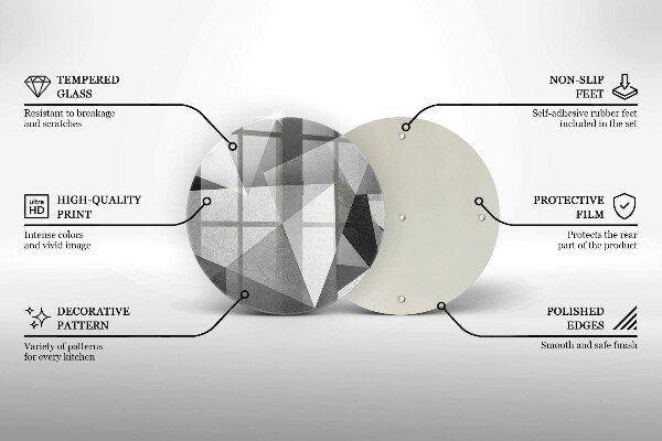 Glas Ceranfeldabdeckung Konkrete scharfe Abstraktion