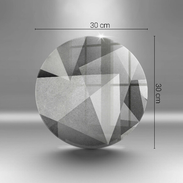 Glas Ceranfeldabdeckung Konkrete scharfe Abstraktion