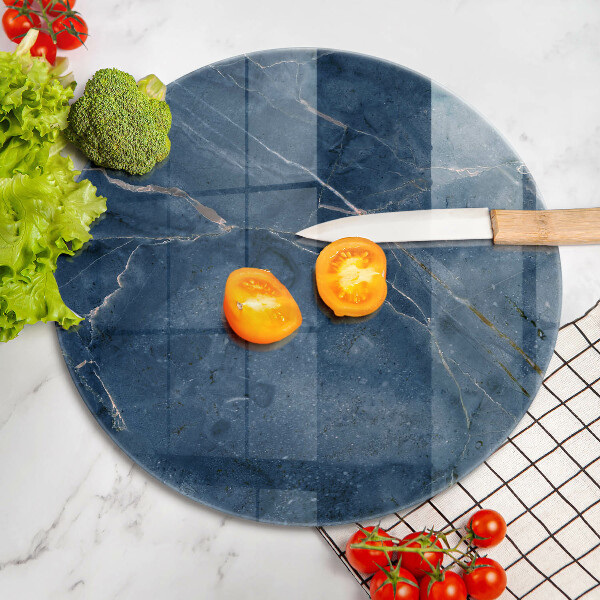 Glas Ceranfeldabdeckung Spritzschutz Marmorsteinstruktur