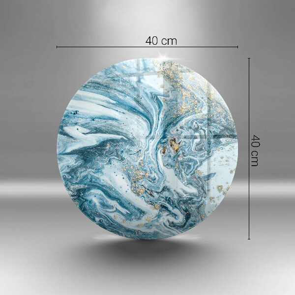 Glas Herdabdeckplatte Struktur mit Gold