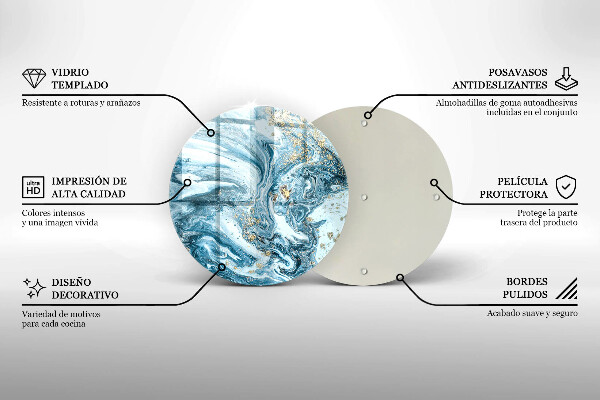 Glas Herdabdeckplatte Struktur mit Gold