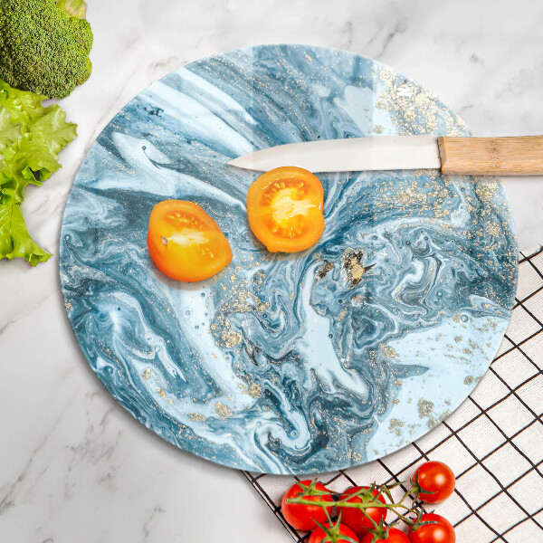 Glas Herdabdeckplatte Struktur mit Gold