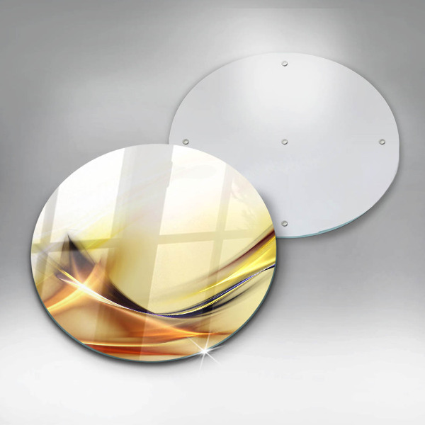 Glas Herdabdeckplatte Abstrakte Lichtlinien