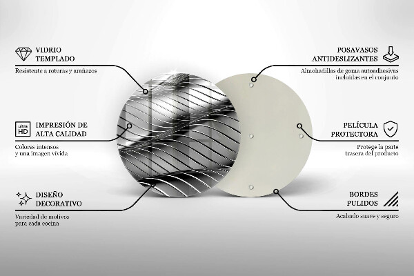Glas Ceranfeldabdeckung 3D-Metallstruktur
