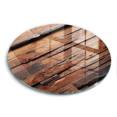 Glas Ceranfeldabdeckung Spritzschutz Dekorative Holzbretter