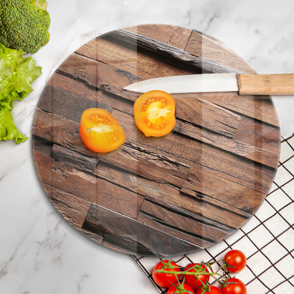 Glas Ceranfeldabdeckung Spritzschutz Dekorative Holzbretter