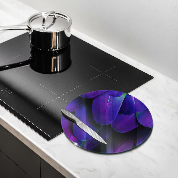 Glas Herdabdeckplatte Neonfedern