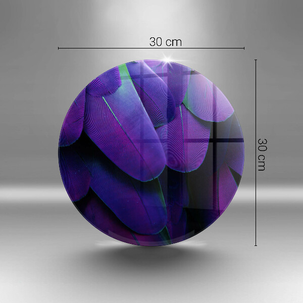Glas Herdabdeckplatte Neonfedern