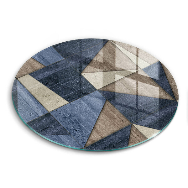 Glas Herdabdeckplatte Geometrische Abstraktion