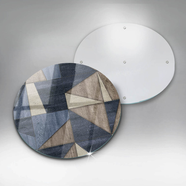 Glas Herdabdeckplatte Geometrische Abstraktion