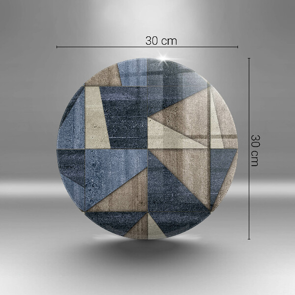 Glas Herdabdeckplatte Geometrische Abstraktion