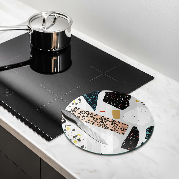 Glas Herdabdeckplatte Steingut