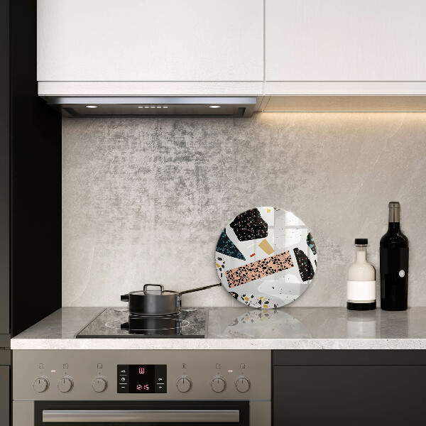 Glas Herdabdeckplatte Steingut