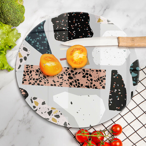 Glas Herdabdeckplatte Steingut