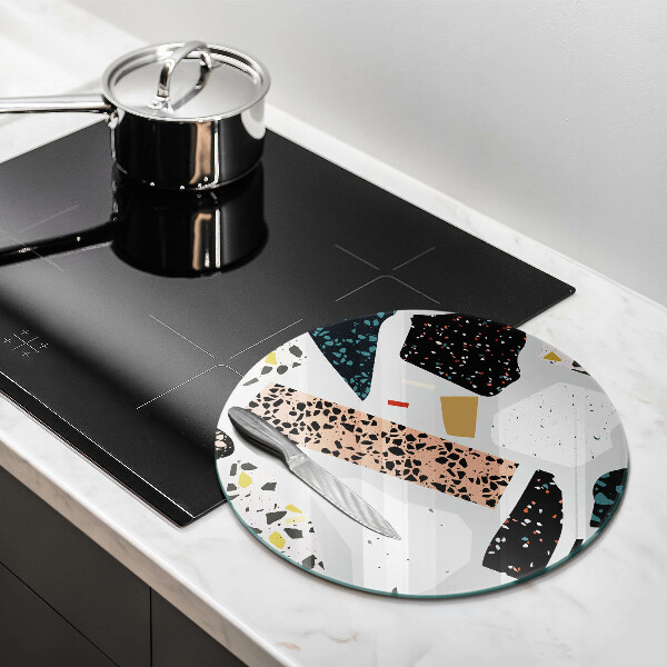 Glas Herdabdeckplatte Steingut