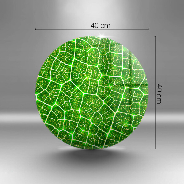 Glas Herdabdeckplatte Blattstruktur