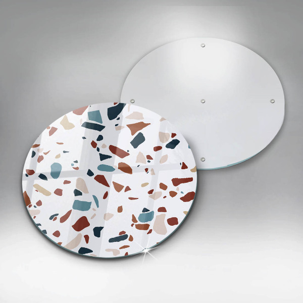 Glas Herdabdeckplatte Dekorativer Stein