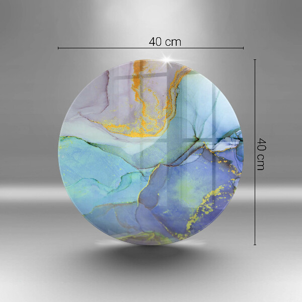 Glas Herdabdeckplatte Gebrochener Goldstein